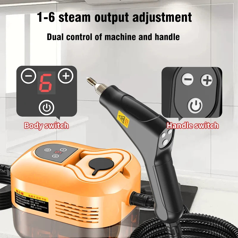 Handheld High Pressure Steam Cleaner EU/US Plug by HitMyNeed