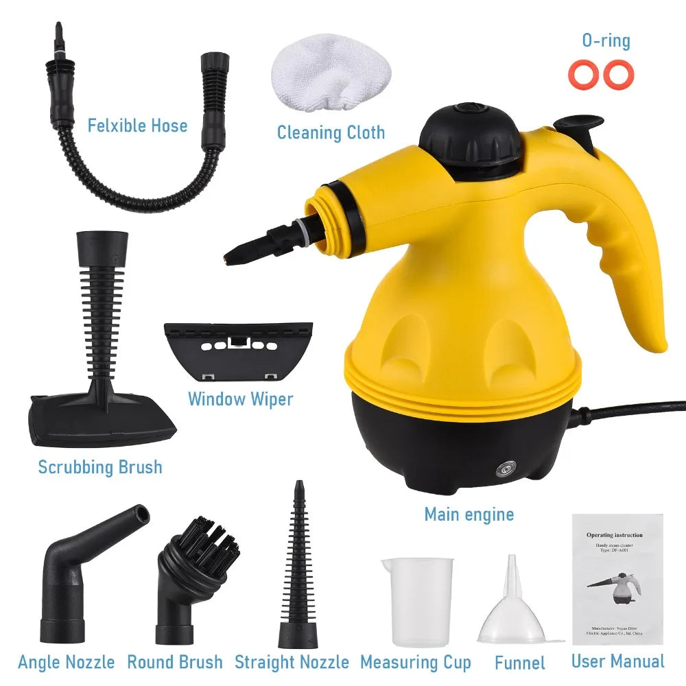 Handheld High-Temperature Steam Cleaner 1000W by HitMyNeed