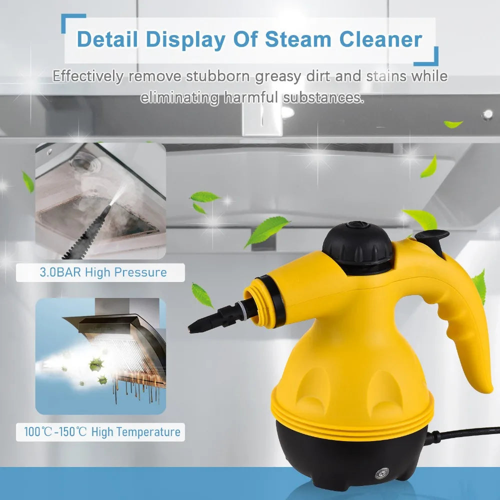 Handheld High-Temperature Steam Cleaner 1000W by HitMyNeed