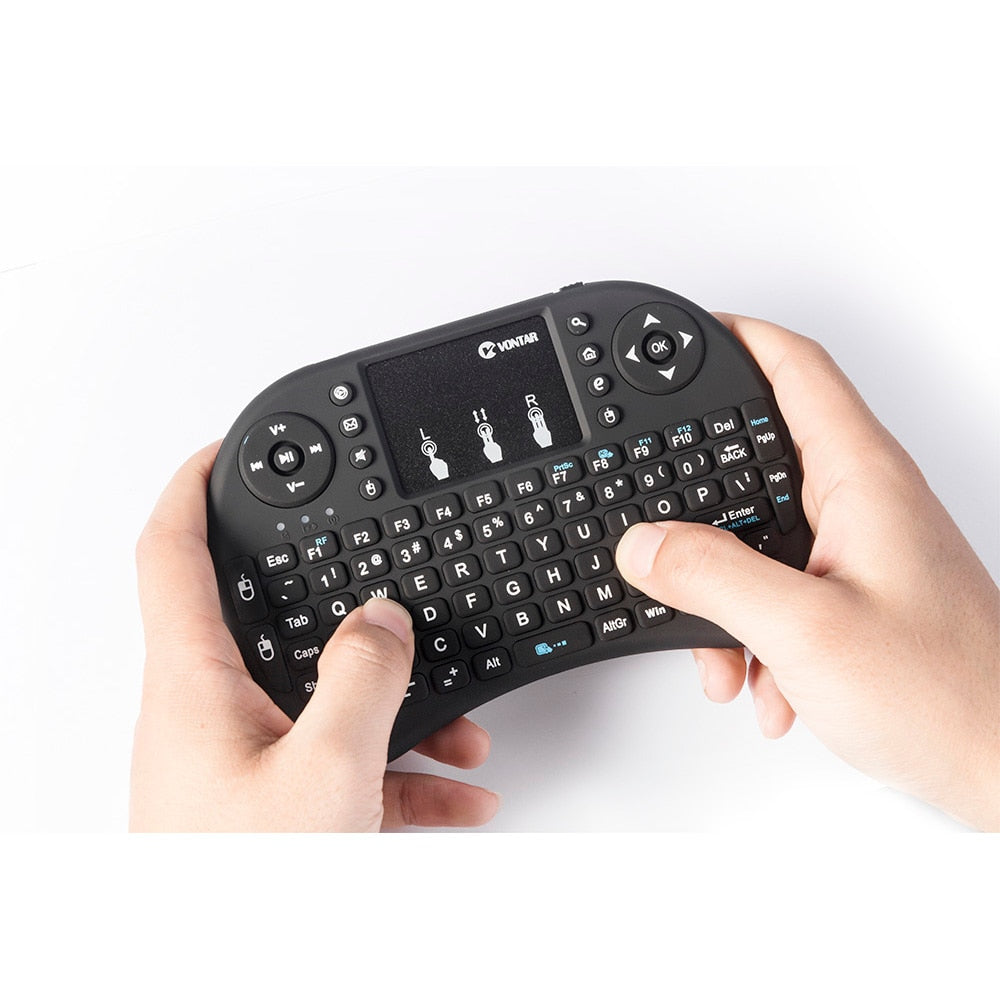 Handheld Mini Wireless Keyboard with Touchpad by HitMyNeed