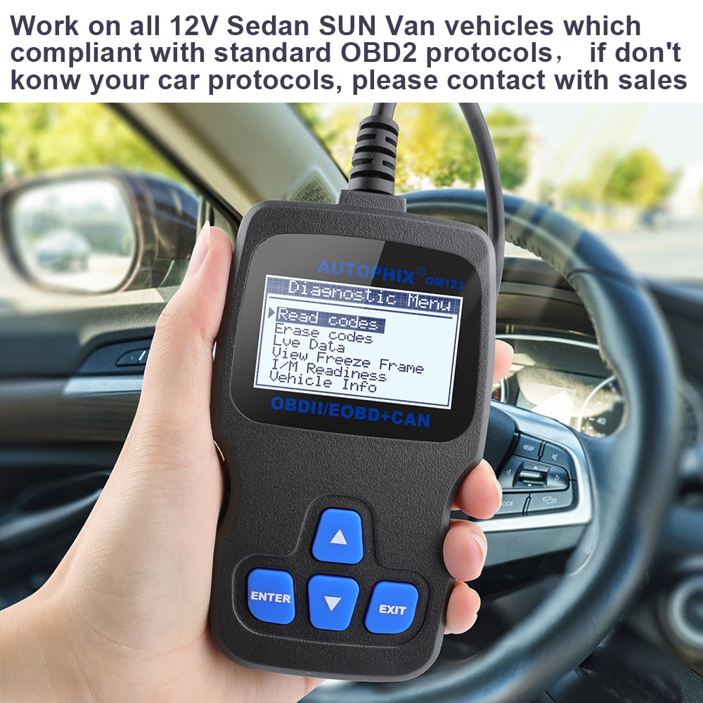 Handheld OBD2 Scanner Car Diagnostic Tool by HitMyNeed