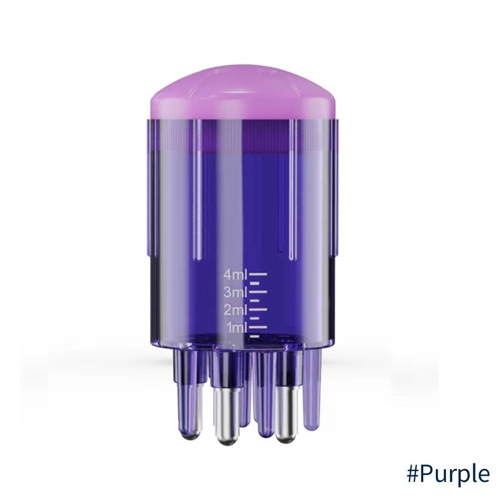 Handheld Scalp Massage & Essential Oil Applicator Comb purple-691 by HitMyNeed