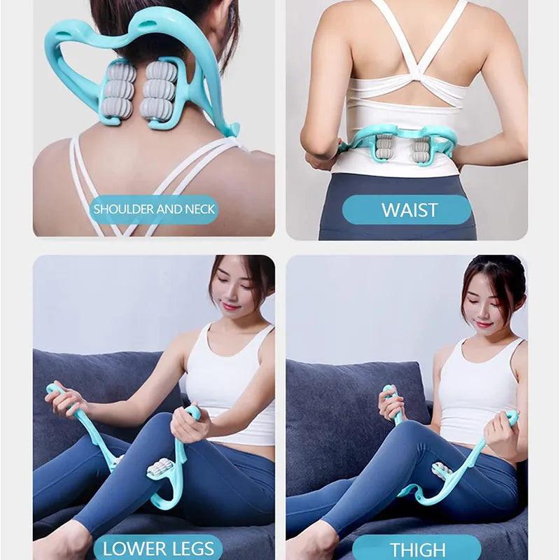 Handheld Shiatsu Neck & Shoulder Roller Massager by HitMyNeed
