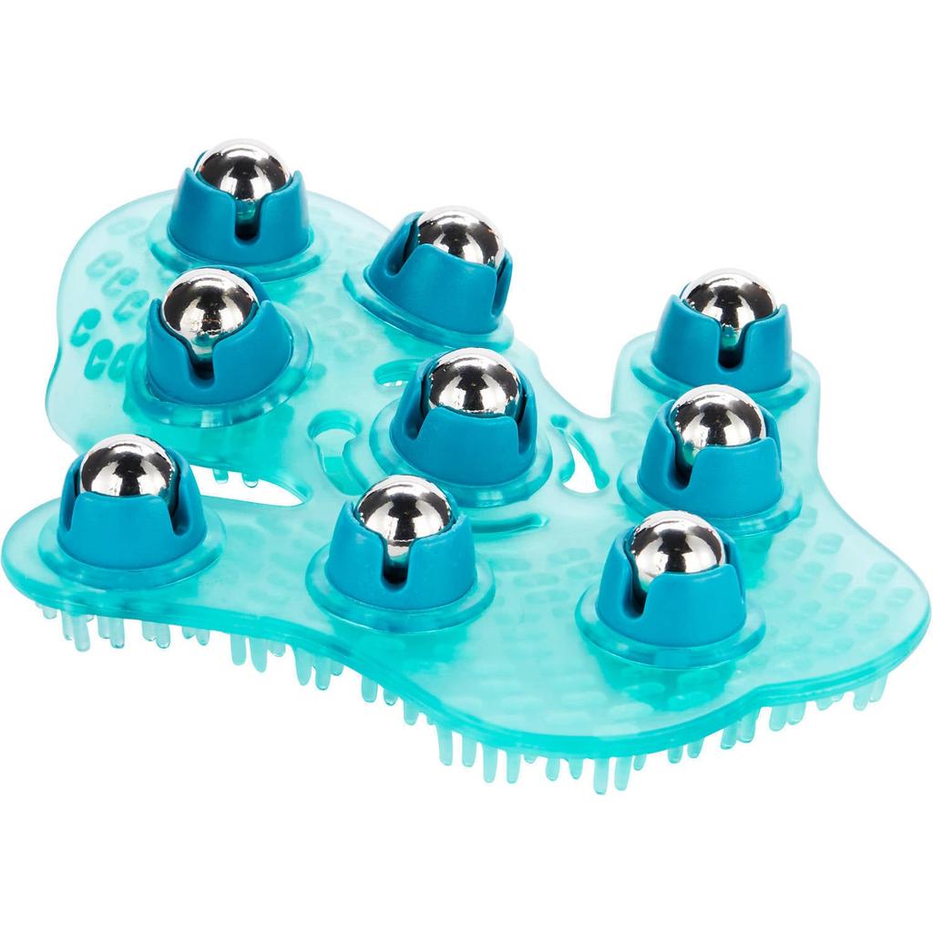 Handheld Silicone Massage Glove with Metal Rollers by HitMyNeed