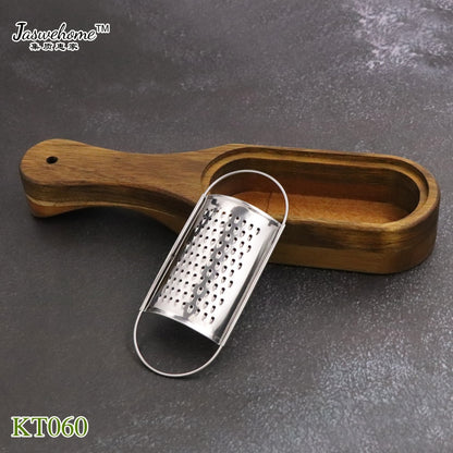Handheld Stainless Steel Cheese Grater with Tray by HitMyNeed
