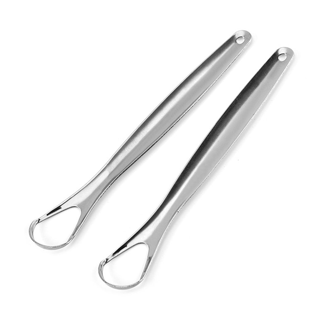 Handheld Stainless Steel Tongue Cleaner Scraper by HitMyNeed
