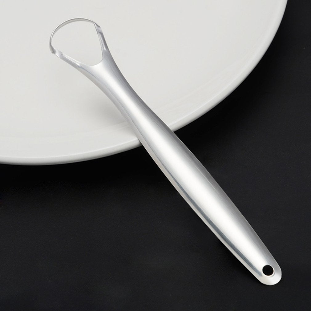 Handheld Stainless Steel Tongue Cleaner Scraper by HitMyNeed