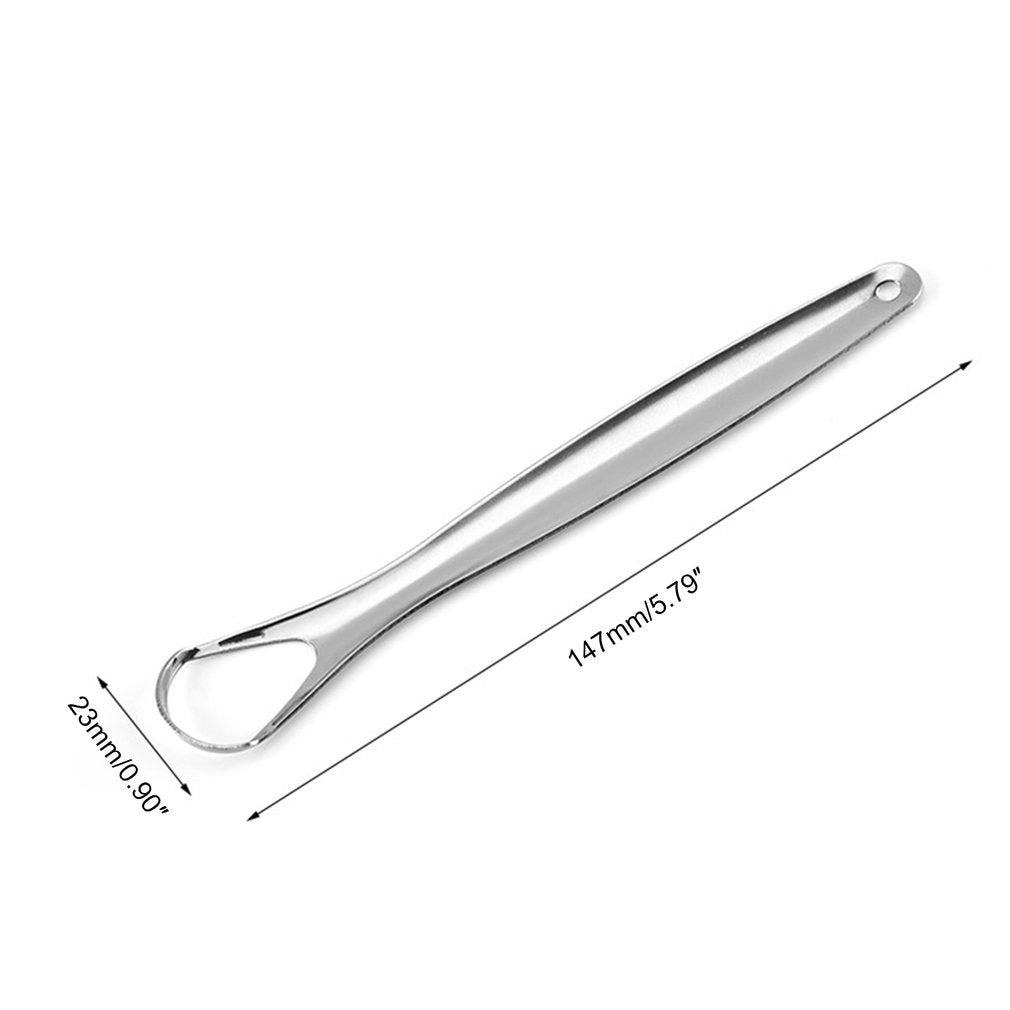 Handheld Stainless Steel Tongue Cleaner Scraper by HitMyNeed