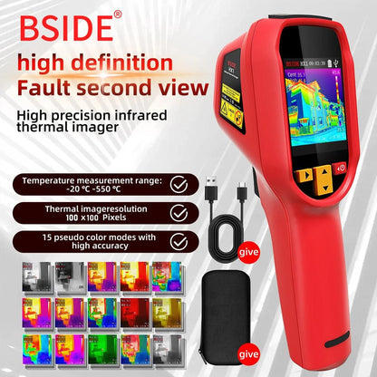 Handheld Thermal Imaging Camera -20 to 550°C, 100x100 IR by HitMyNeed