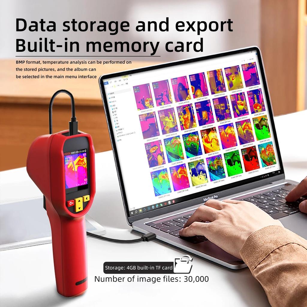 Handheld Thermal Imaging Camera -20 to 550°C, 100x100 IR by HitMyNeed