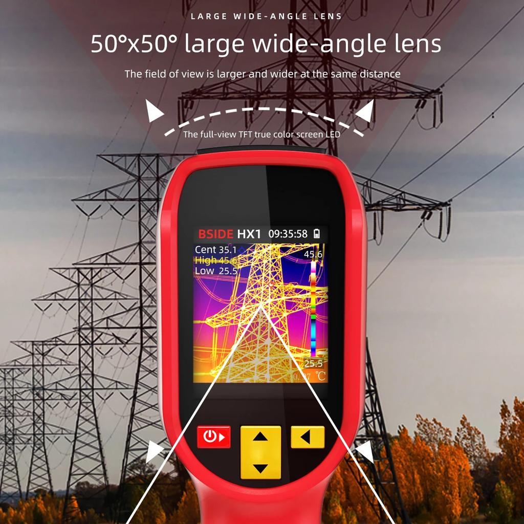 Handheld Thermal Imaging Camera -20 to 550°C, 100x100 IR by HitMyNeed