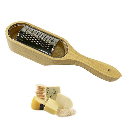 Handheld Wooden Cheese Grater with Collection Handle by HitMyNeed