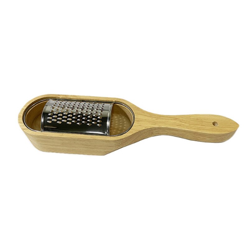Handheld Wooden Cheese Grater with Collection Handle by HitMyNeed