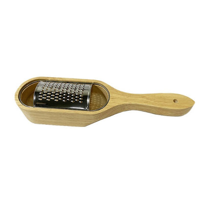 Handheld Wooden Cheese Grater with Collection Handle by HitMyNeed
