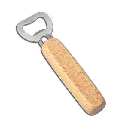 Handheld Wooden Handle Bottle Opener by HitMyNeed