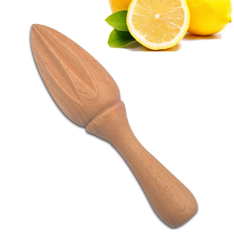 Handheld Wooden Lemon Juicer Reamer by HitMyNeed