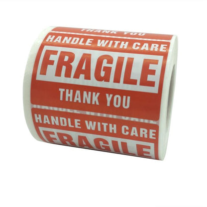Handle With Care Packaging Labels (50 Pack) by HitMyNeed