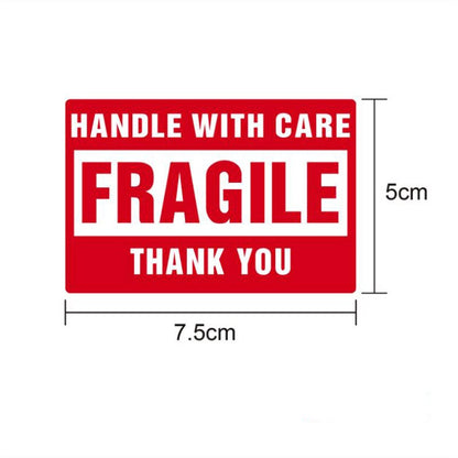 Handle With Care Packaging Labels (50 Pack) by HitMyNeed