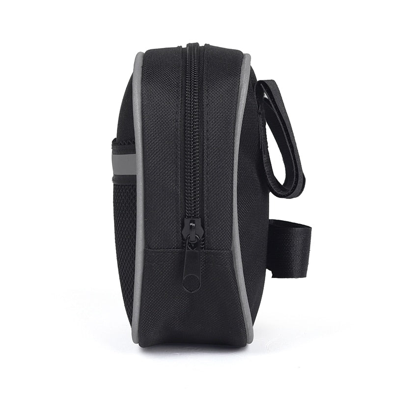 Handlebar Bike Front Bag with Velcro Straps by HitMyNeed