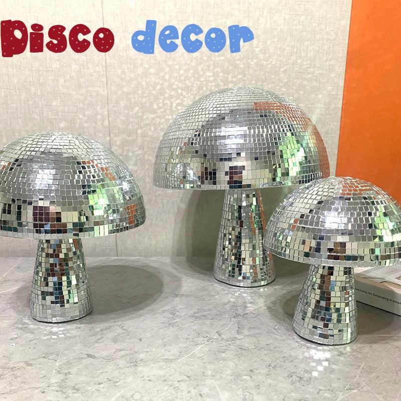 Handmade Disco Mushroom Home Decoration L - 20 x 22.5cm by HitMyNeed
