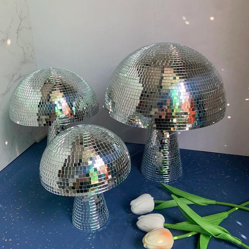 Handmade Disco Mushroom Home Decoration M - 15 x 18cm by HitMyNeed
