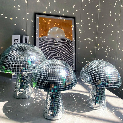 Handmade Disco Mushroom Home Decoration S - 10 x 13cm by HitMyNeed