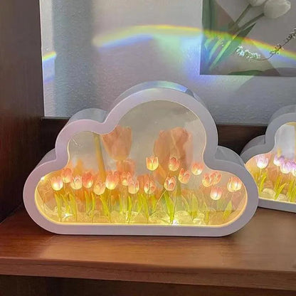 Handmade DIY Tulip Flower Sea Night Light Lamp by HitMyNeed