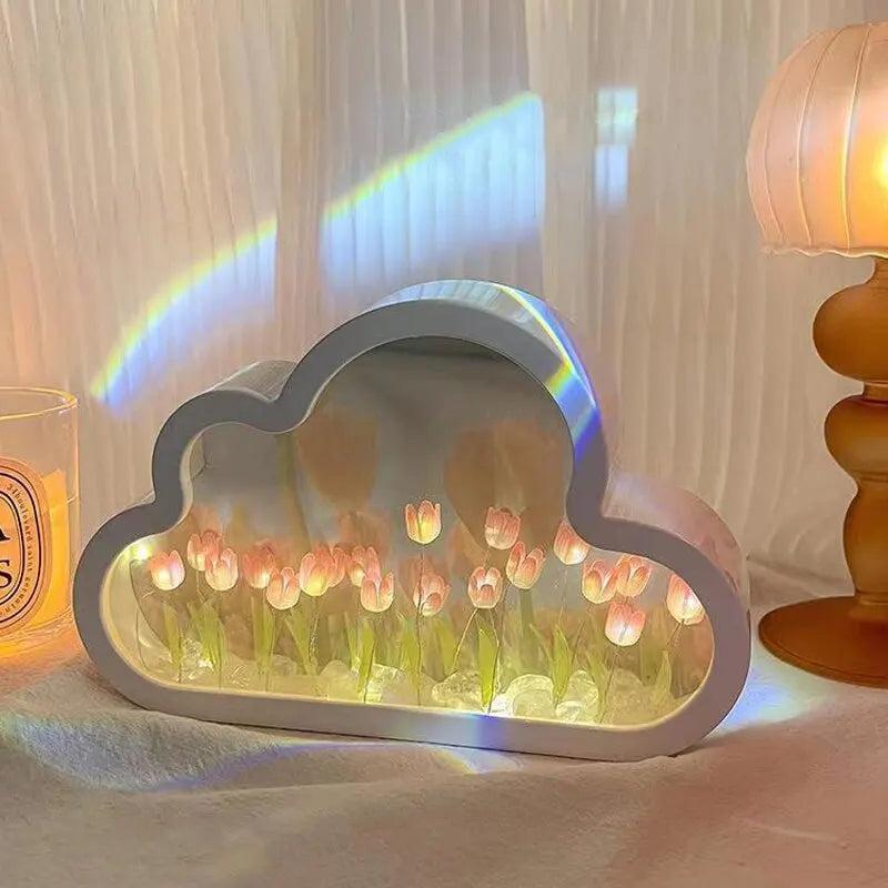 Handmade DIY Tulip Flower Sea Night Light Lamp by HitMyNeed
