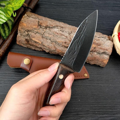 Handmade Forged Full-Tang Boning & Butcher Knife by HitMyNeed