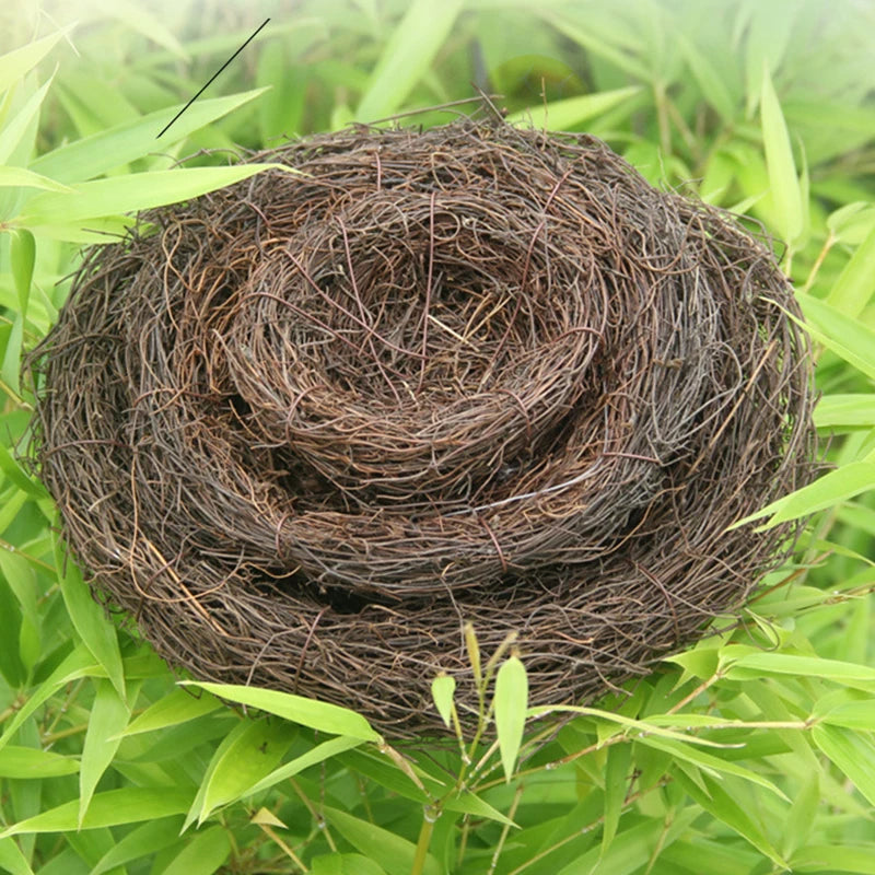 Handmade Rattan Decorative Bird Nest by HitMyNeed