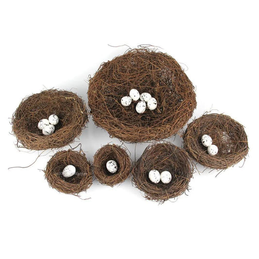 Handmade Rattan Decorative Bird Nest XS - 6cm by HitMyNeed