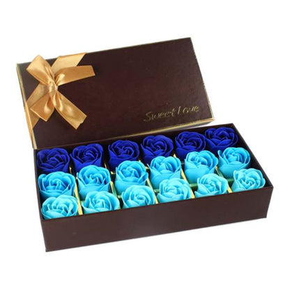 Handmade Rose Flower Soap Gift Set (18 Pieces) by HitMyNeed