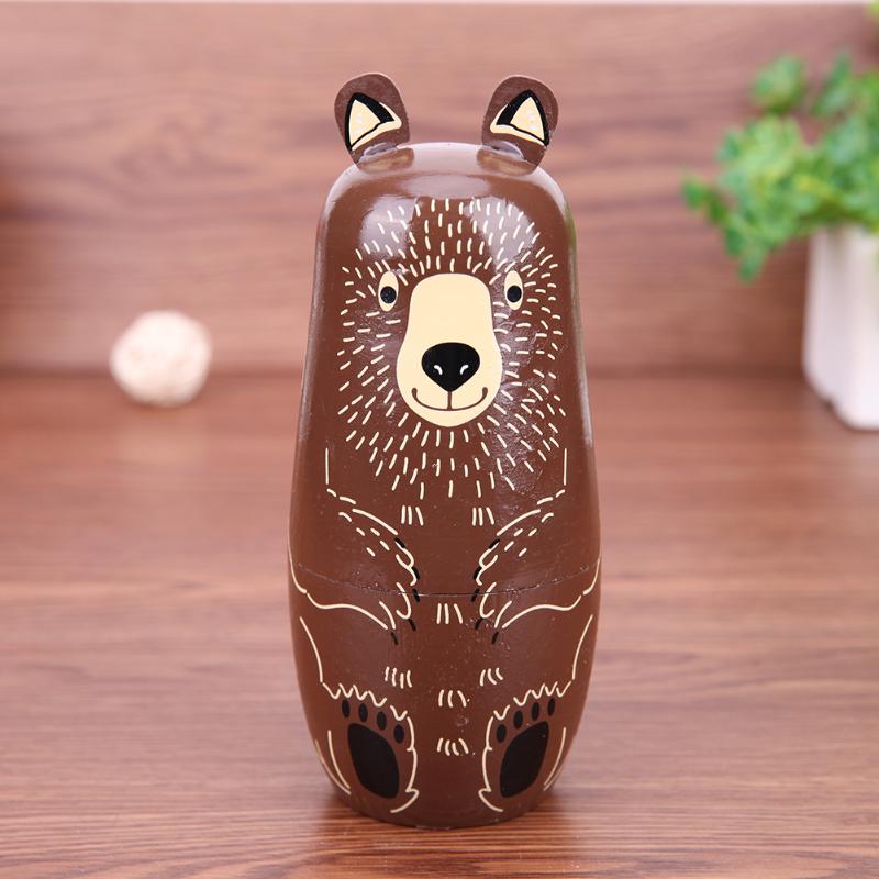 Handmade Russian Nesting Dolls 5-Piece Set by HitMyNeed
