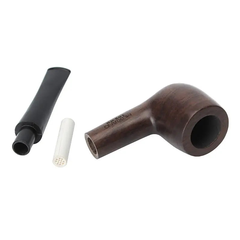 Handmade Sandalwood Tobacco Pipe with 9mm Filter by HitMyNeed