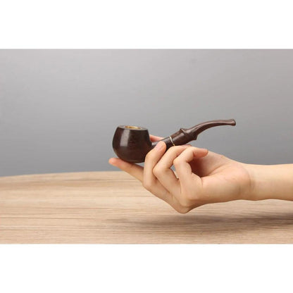 Handmade Sandalwood Tobacco Pipe with 9mm Filter ac0031 by HitMyNeed