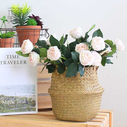 Handmade Woven Seagrass Storage & Laundry Basket by HitMyNeed