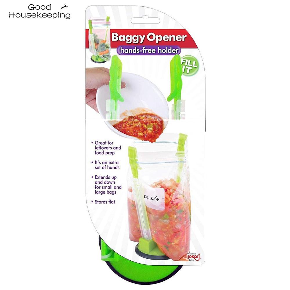 Hands-Free Adjustable Freezer Bag Holder Stand by HitMyNeed