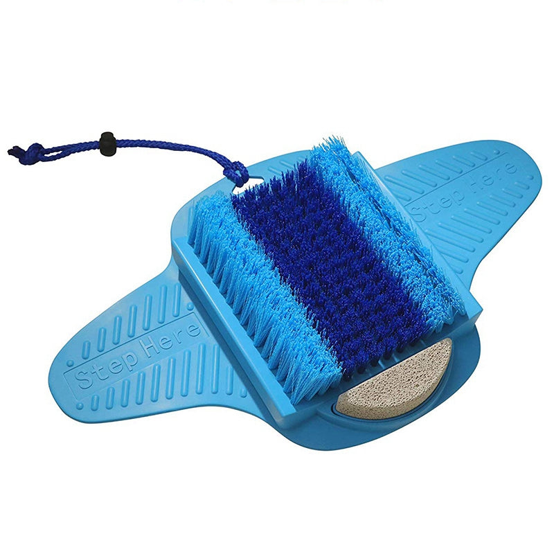 Hands-Free Foot Scrubber with Pumice Stone by HitMyNeed