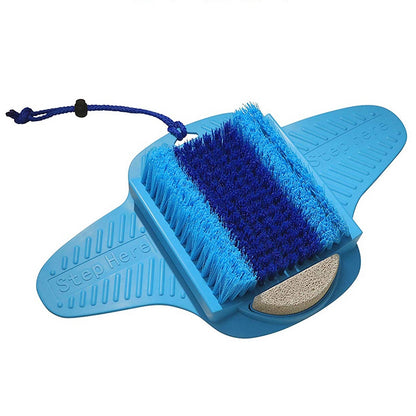 Hands-Free Foot Scrubber with Pumice Stone by HitMyNeed
