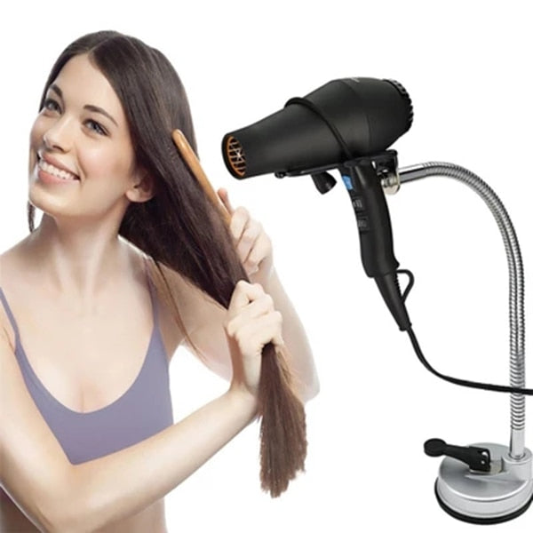 Hands-Free Hair Dryer Stand with Suction Mount by HitMyNeed