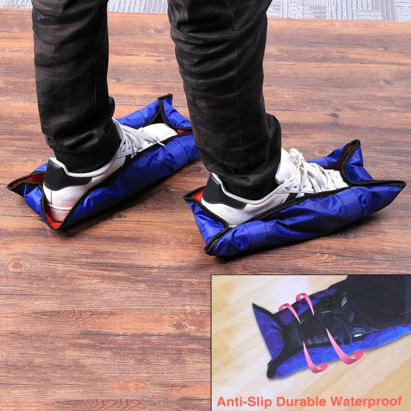 Hands-Free Step-On Reusable Shoe Covers Set by HitMyNeed