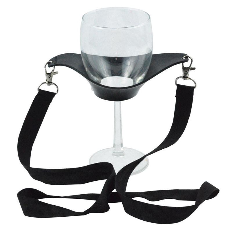 Hands-Free Wine Glass Holder Necklace Lanyard by HitMyNeed