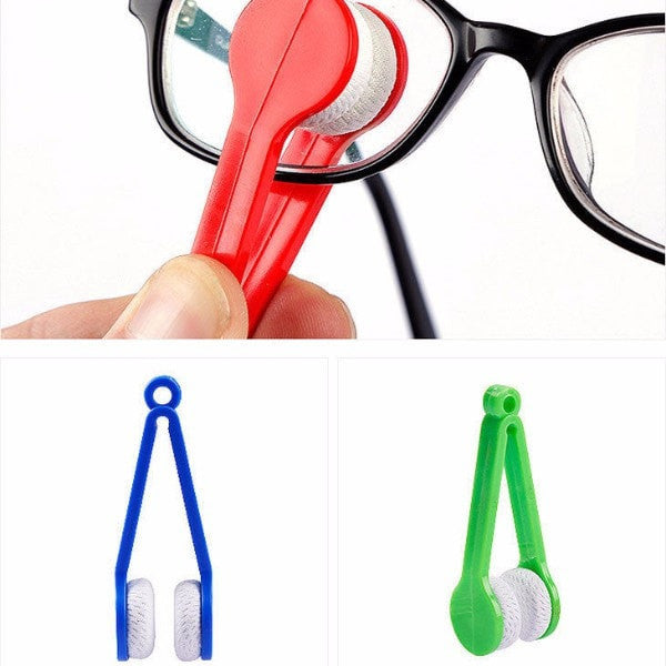 Handy Eyeglasses Cleaner with Microfiber Lens Brush by HitMyNeed