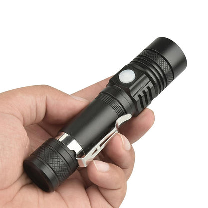 Handy Zoomable Rechargeable LED Flashlight by HitMyNeed