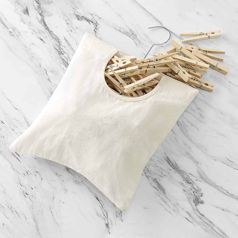 Hangable Oxford Cloth Clothespin Holder Bag by HitMyNeed