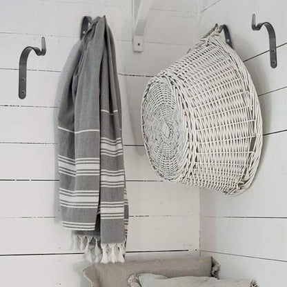 Hanging Basket Hooks Wall Mount Set (10 Pack) by HitMyNeed