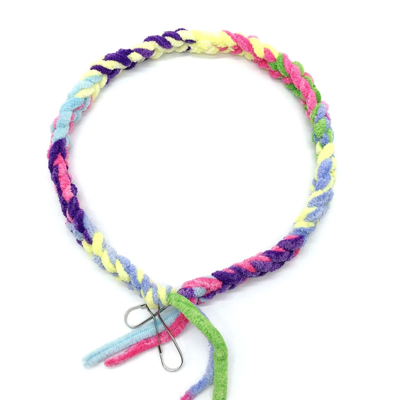 Hanging Cotton Bird Rope Perch with Hooks by HitMyNeed