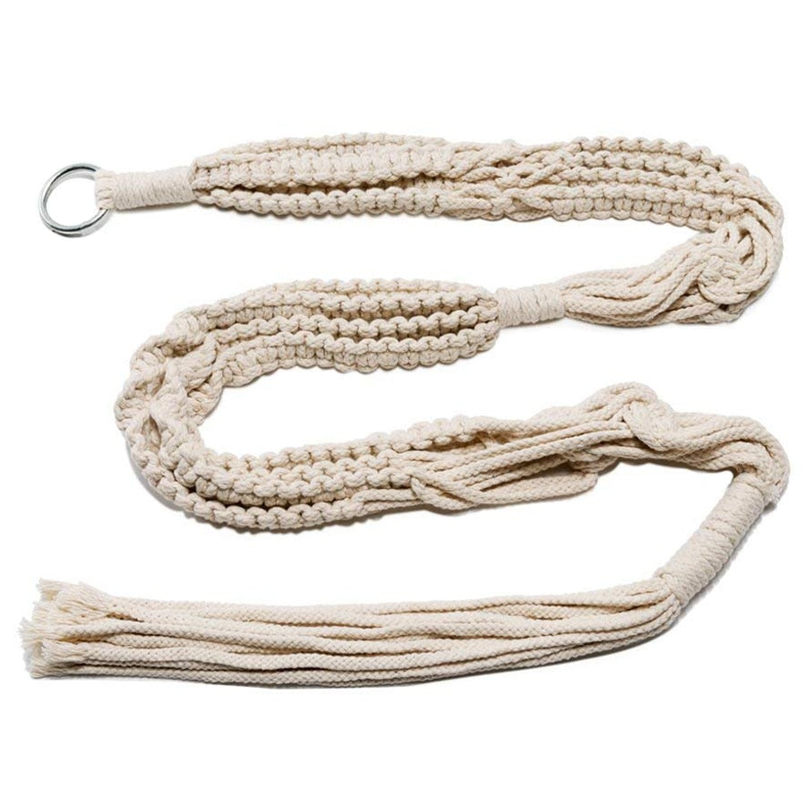 Hanging Double Macrame Plant Hanger, 180cm by HitMyNeed