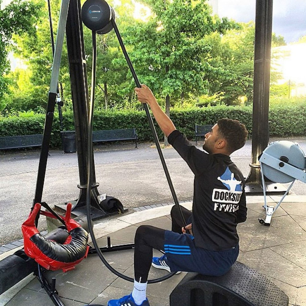 Hanging Endless Rope Trainer with Magnetic Resistance by HitMyNeed