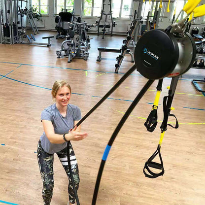 Hanging Endless Rope Trainer with Magnetic Resistance by HitMyNeed